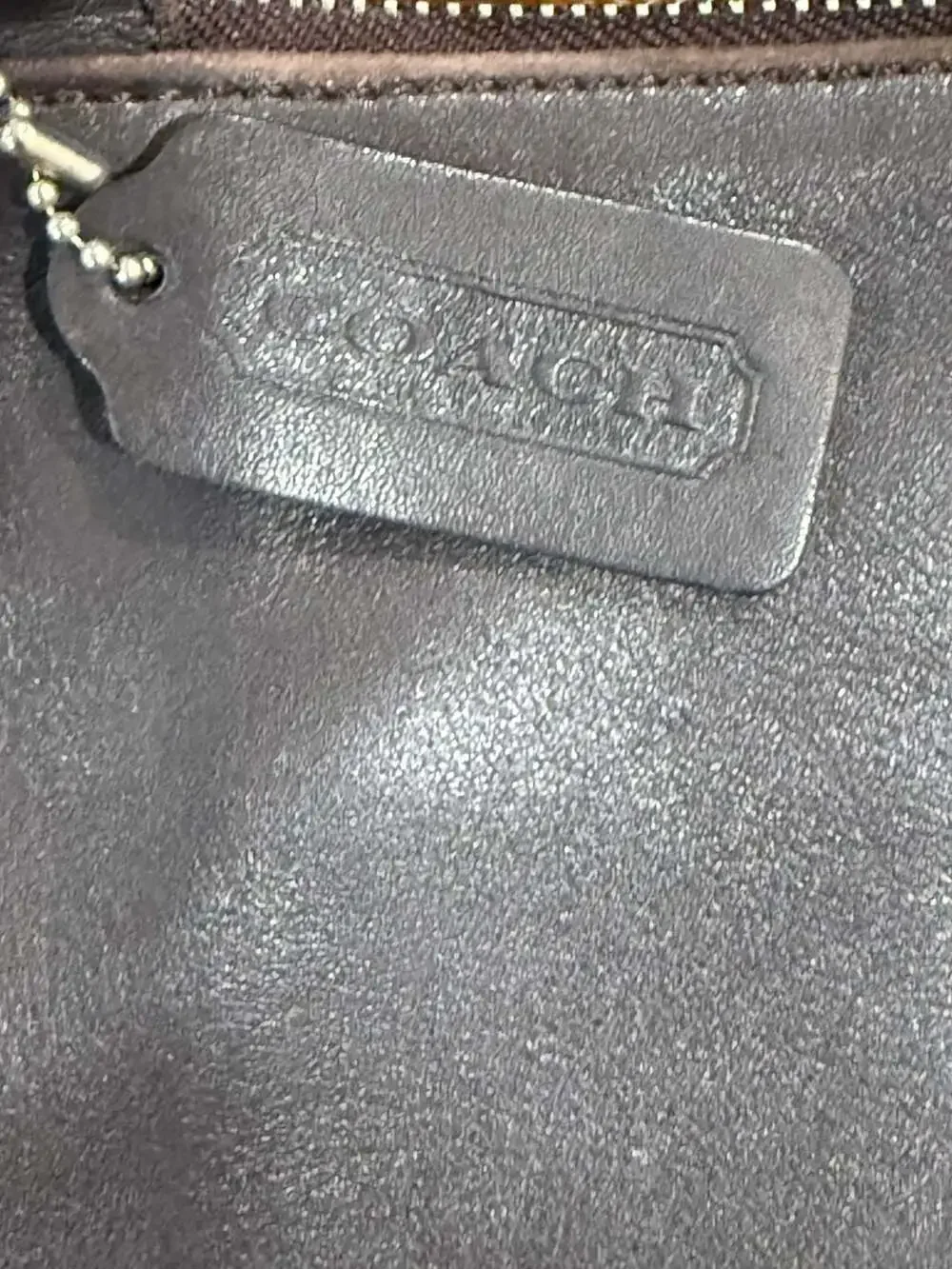 Coach Vintage Full Grain Leather Brown Crossbody Bag USA E0C-9457 - Picture 3 of 9